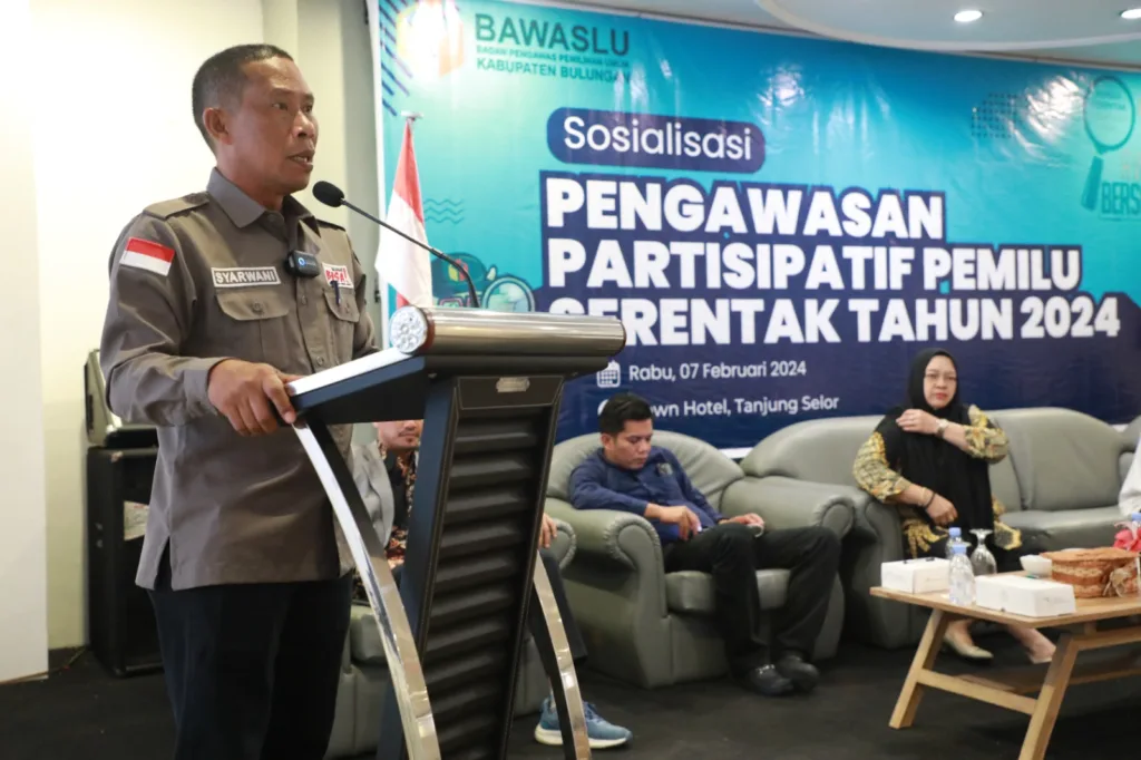 SUKSESKAN PEMILU: Dalam setiap kesempatan Bupati Bulungan selalu menyampaikan pada masyarakat untuk turut serta menjaga kondusivitas daerah dan mensukseskan Pemilu serentak 14 Februari 2024 mendatang.