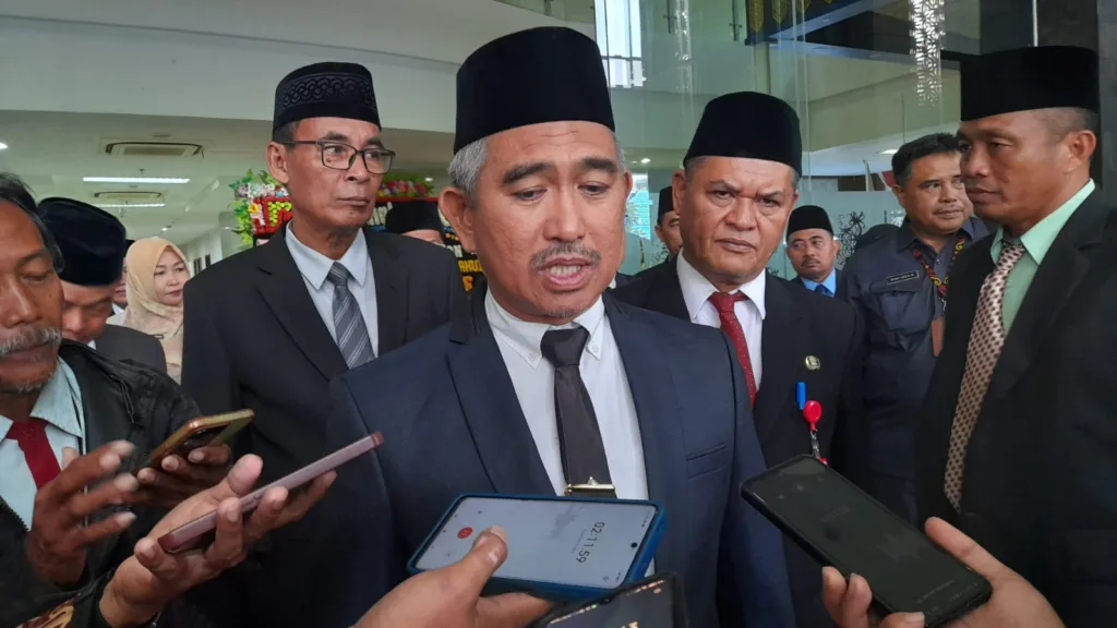 dr.Khairul usai mengikuti kegiatan serah terima jabatan dan pelantikan penjabat (Pj) Wali Kota Tarakan, oleh Gubernur Kaltara di Gedung Gadis, Tanjung Selor, Jumat (1/3/2024)