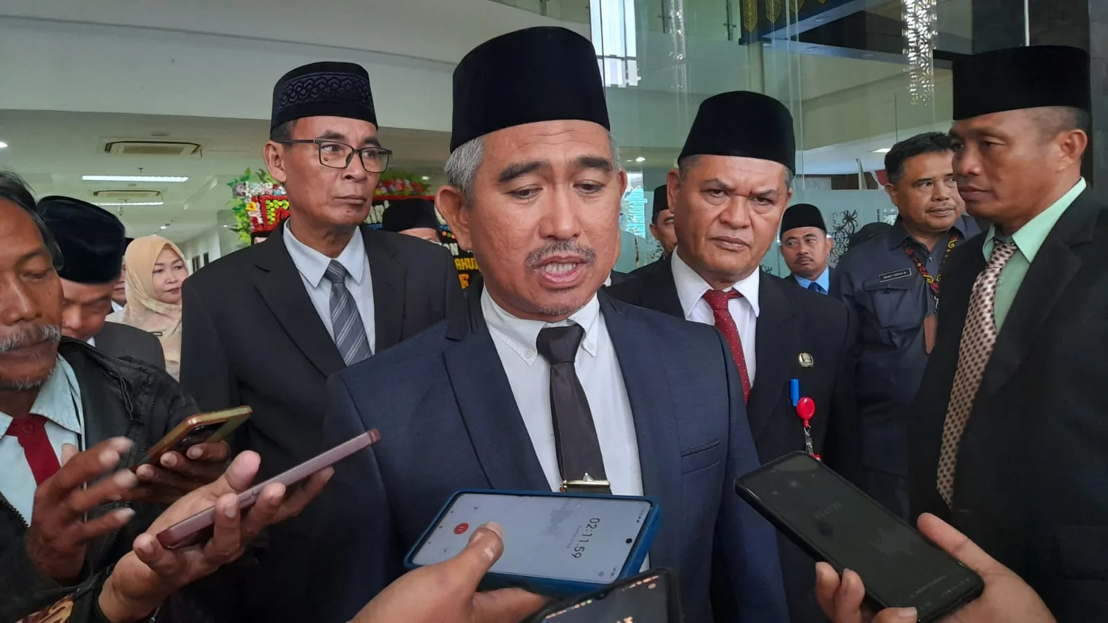 dr.Khairul usai mengikuti kegiatan serah terima jabatan dan pelantikan penjabat (Pj) Wali Kota Tarakan, oleh Gubernur Kaltara di Gedung Gadis, Tanjung Selor, Jumat (1/3/2024)