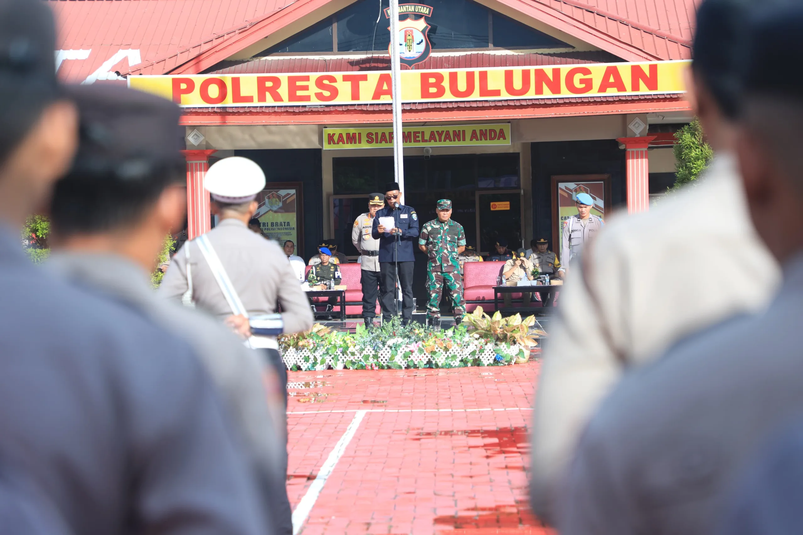 Bupati Bulungan secara resmi membuka apel Operasi Keselamatan Kayan 2024 di Halaman Mapolresta Bulungan, Sabtu (2/3/2024)