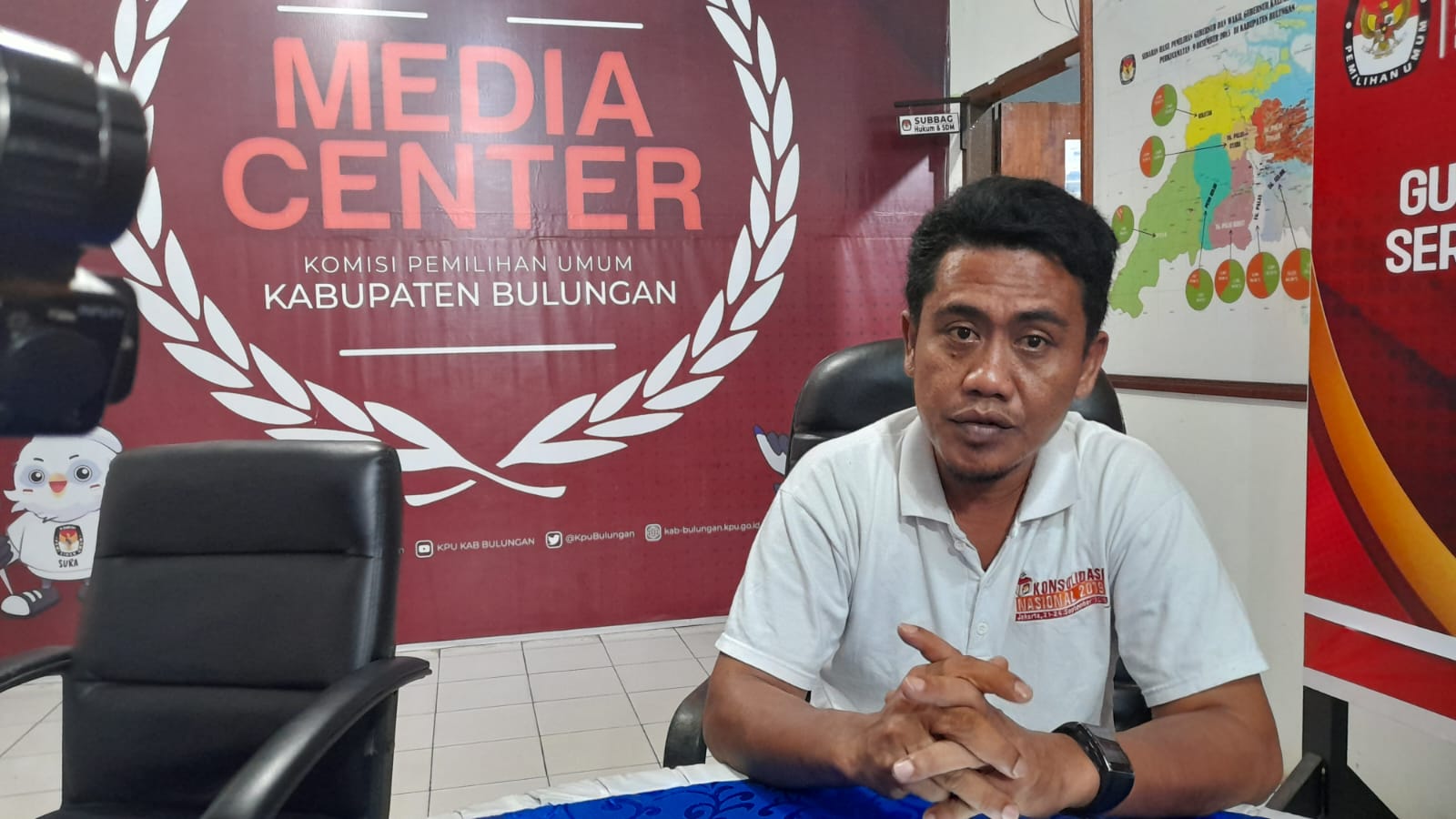 Ketua Komisi Pemilihan Umum (KPU) Bulungan Mahdi E Paokuma