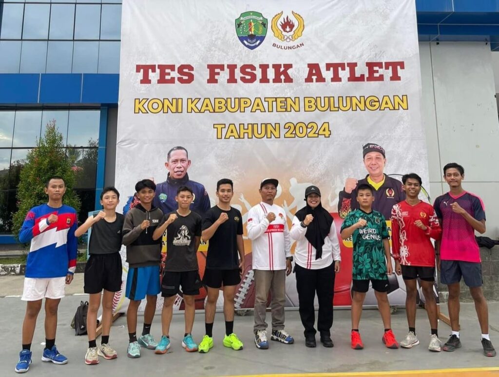 LATIHAN FISIK: Atlet ISSI Kabupaten Bulungan didampingi pengurus Cabor usai mengikuti tes fisik yang dilaksanakan oleh KONI Bulungan.