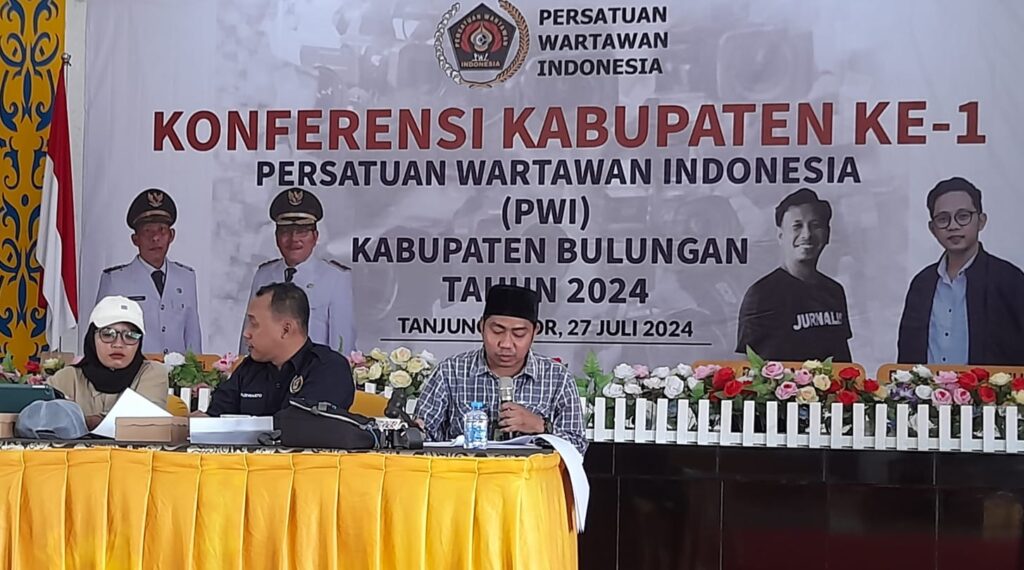 Konferensi Kabupaten (Konferkab) ke-1 menetapkan Fathu Rizqil Mufid pimpin PWI Bulungan 3 tahun kedepan.