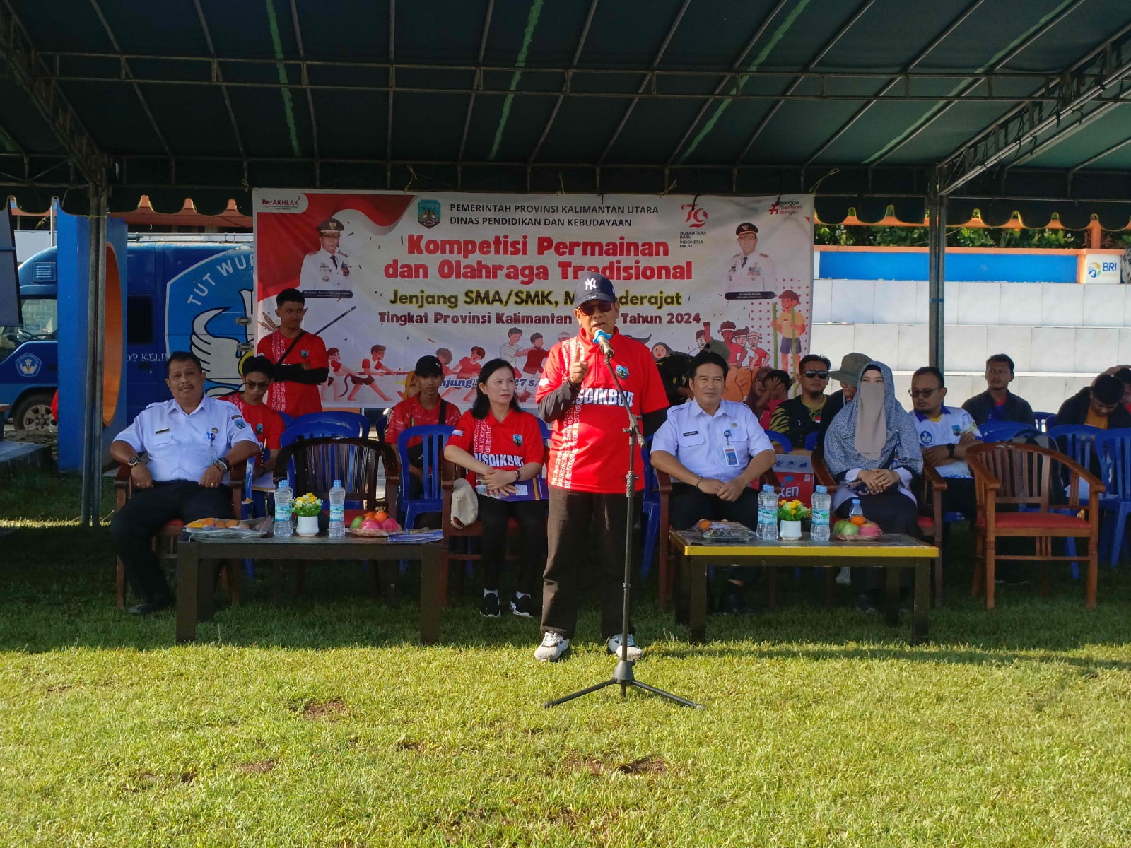 KOMPETISI : Disdikbud Kaltara melaksanakan Kompetisi Permainan dan Olahraga Tradisional antar SMA/SMK/MA dan sederajat Tingkat Provinsi Kaltara Tahun 2024.