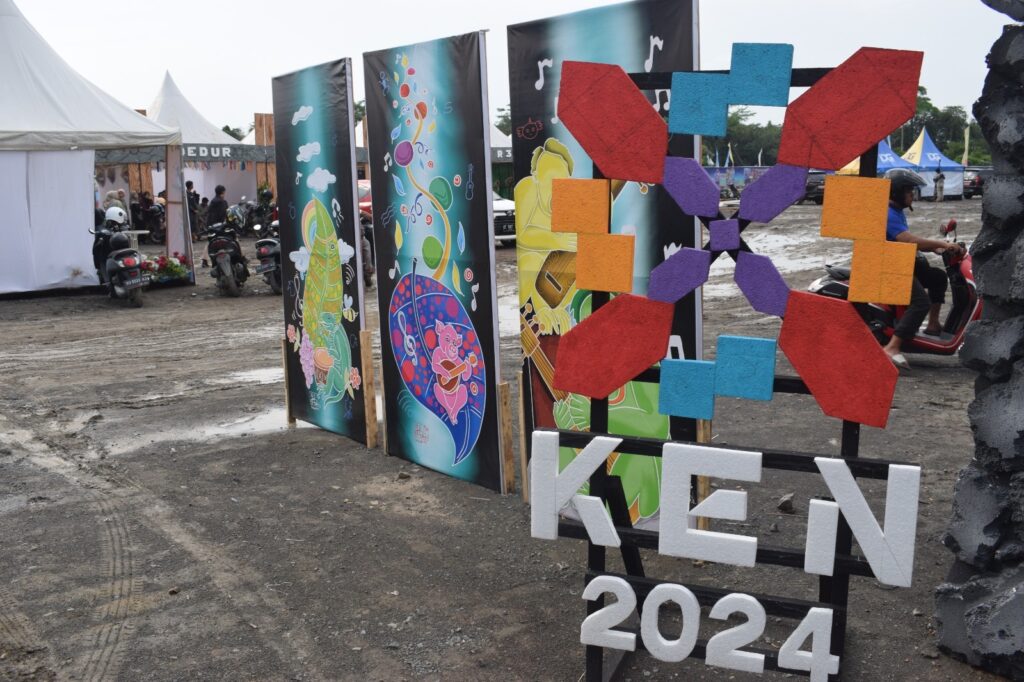 PEDULI LINGKUNGAN: Gelaran Benuanta Fest 2K24 turut mengkampanyekan pengurangan sampah plastik bagi para pelaku UMKM.