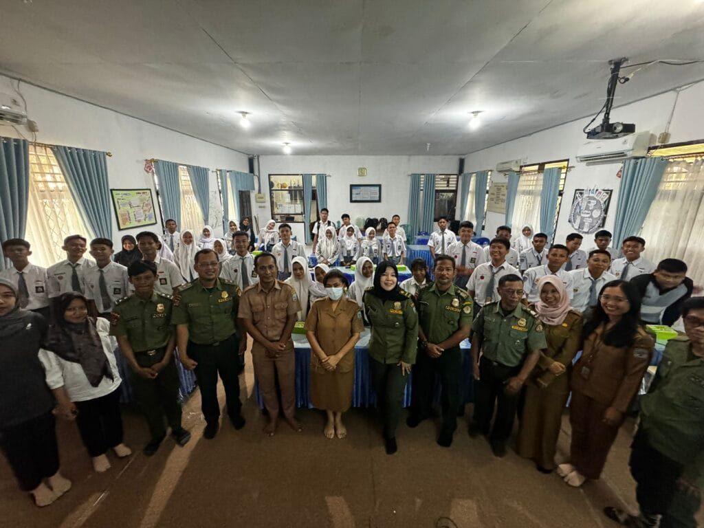 INTERAKTIF : Program KPH Goes To School yang digelar KPH Tarakan di SMA Negeri 2 Tarakan, Kampung Enam, Senin (16/12) lalu.