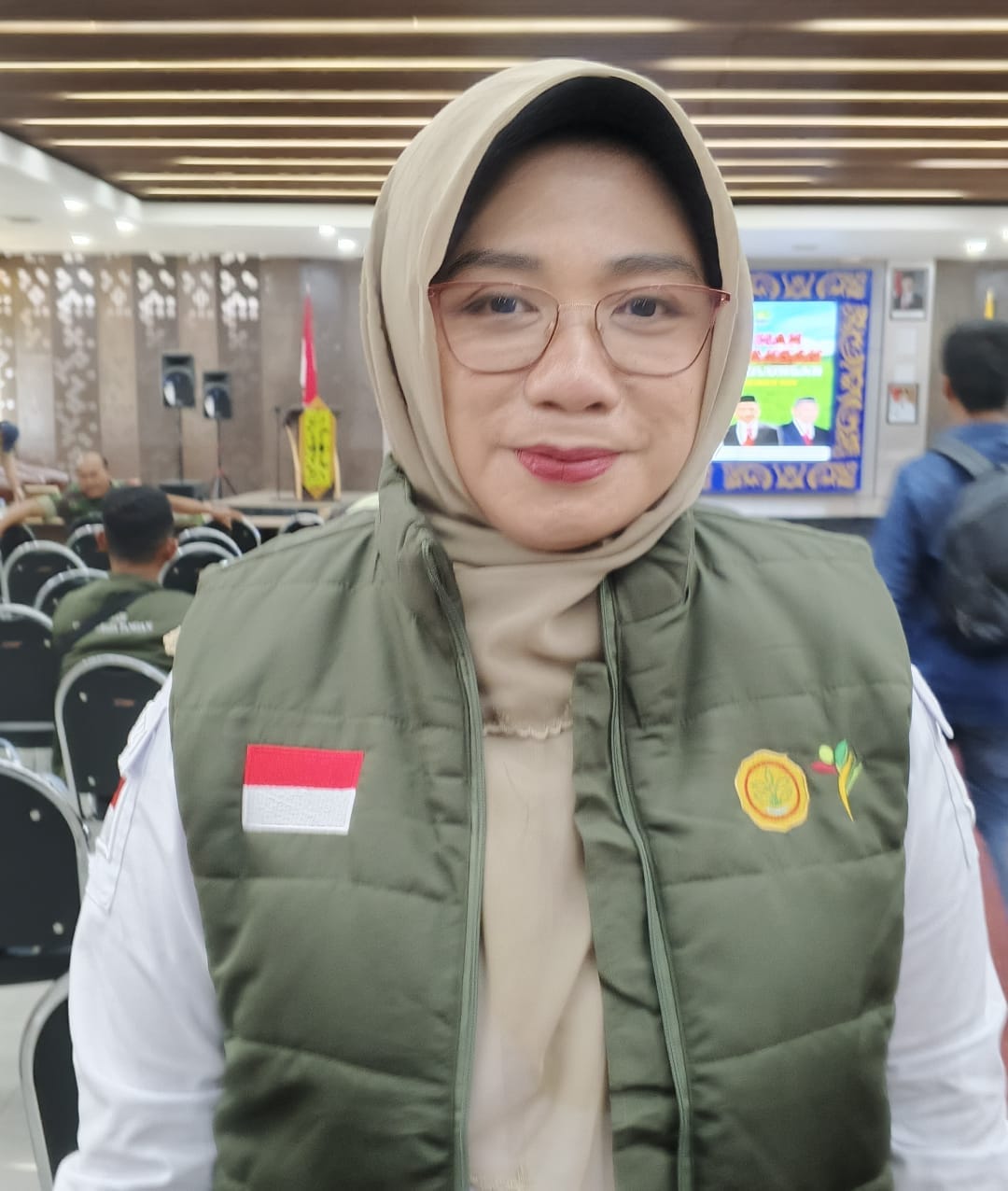 Kepala Pusat Pelatihan Pertanian Kementerian Pertanian selaku Penanggungjawab progtam Swasembada Provinsi Kaltara, Dr Inneke Kusumawaty, S.STP, MP