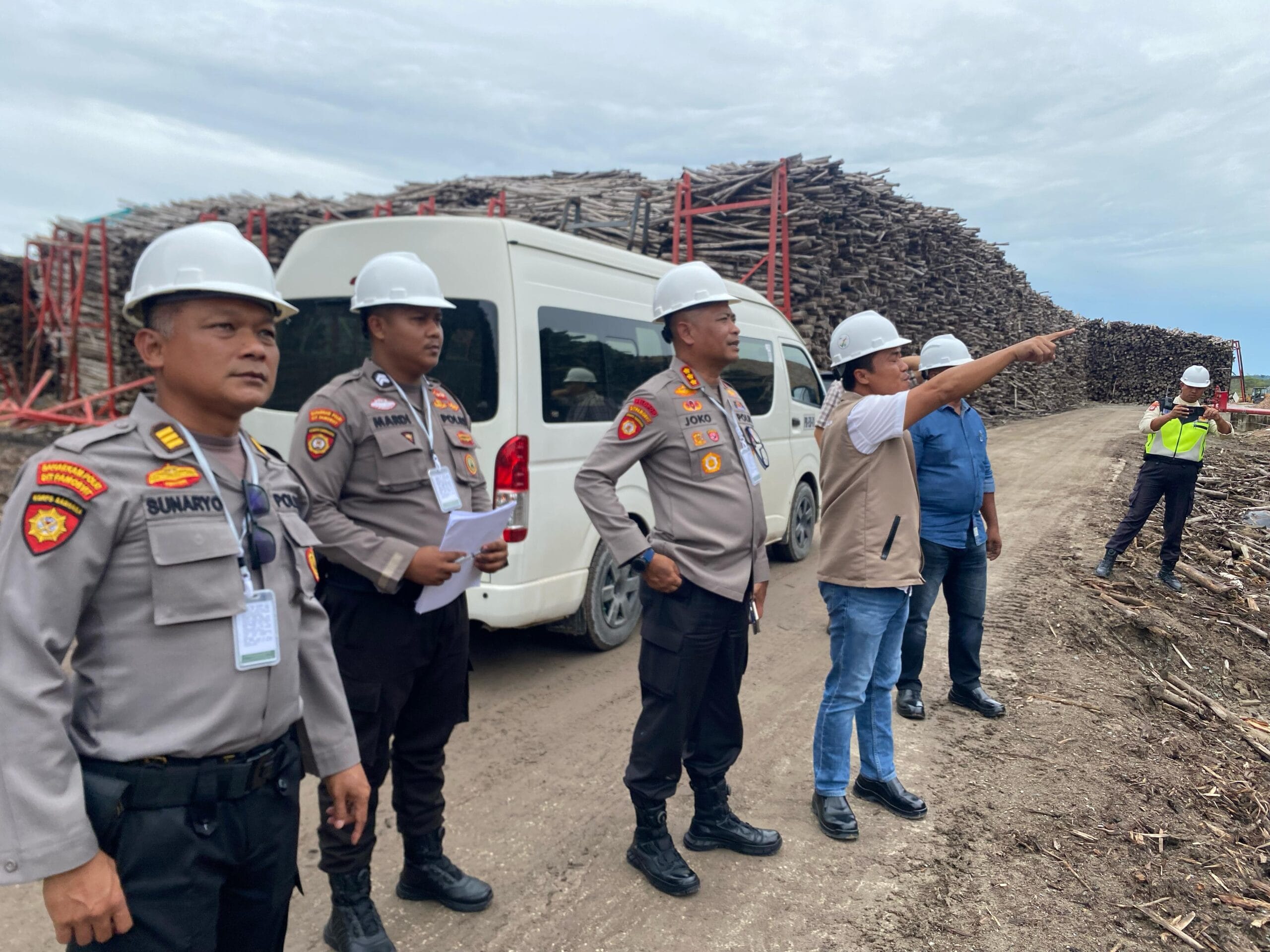 RISK ASSESSMENT: Direktorat Pengamanan Objek Vital (Ditpamobvit) Polda Kalimantan Utara melaksanakan 'Risk Assessment Objek Vital Nasional' di PT Phoenix Resources Internasional.