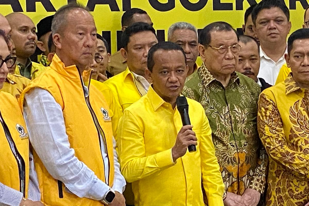 Ketua Umum DPP Partai Golkar Bahlil Lahadalia.Foto: (KOMPAS.com/NIRMALA MAULANA A)