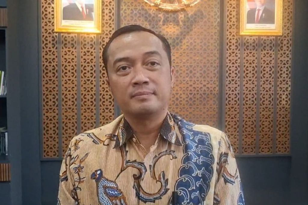 Menteri Sekretaris Negara Prasetyo Hadi di Gedung Kementerian Sekretariat Negara, Kompleks Istana Kepresidenan, Jakarta Pusat, Rabu (23/4/2025). (Foto/FIKA NURUL ULYA/Kompas.com)