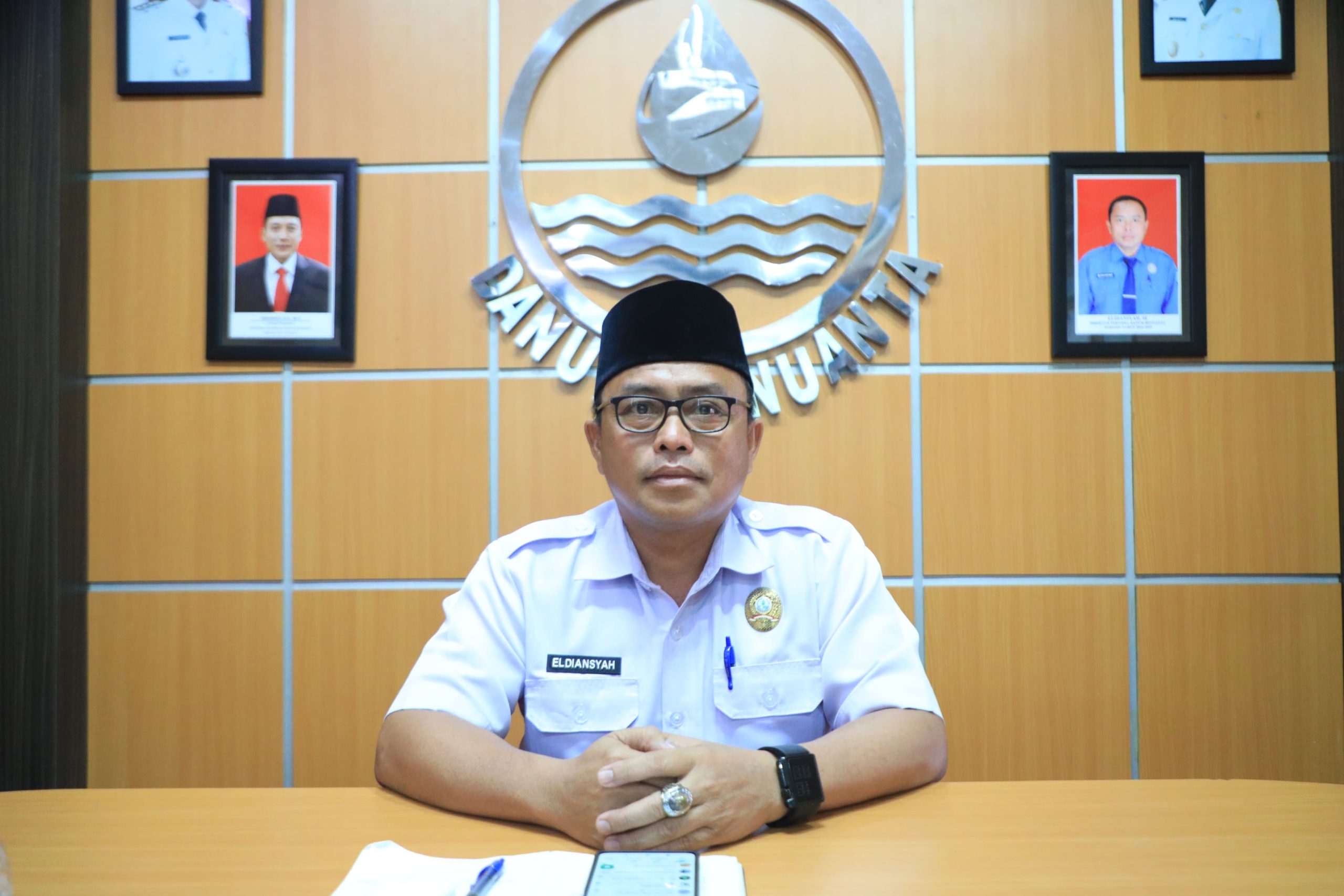 Direktur Perumda Air Minum Danum Benuanta Eldiansyah S.E (Foto:Muclis.Ist)