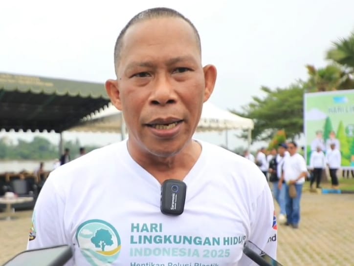 Bupati Bulungan Syarwani, S.Pd.M.Si saat menghadiri peringatan Hari Lingkungan Hidup Sedunia (HLH) 2025 di Tugu Cinta Damai beberapa waktu lalu.