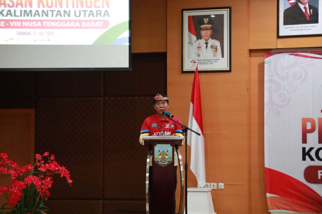 OPTIMIS: Gubernur Kalimantan Utara (Kaltara), Dr. H. Zainal A. Paliwang, S.H., M.Hum optimis kontingen KORMI Kaltara total 165 terdiri dari atlet, pelatih dan official, dipastikan akan mampu bersaing dengan provinsi lainnya untuk mengharumkan nama provinsi Kaltara