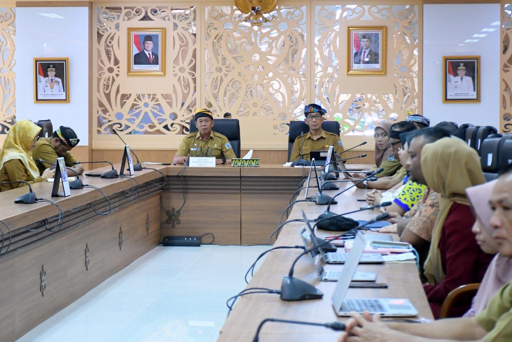 PEDULI DISABILITAS : Pemprov Kaltara Dorong penyusunan Ranpergub Perlindungan Hak Penyandang Disabilitas yang dipimpin langsung oleh Asisten bidang Pemerintahan dan Kesra, Setprov Kaltara, Datu Iqro Ramadhan.