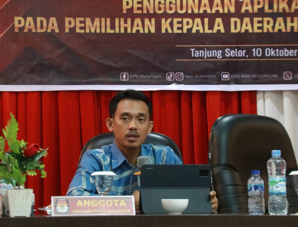 PEMUTAKHIRAN DATA: Komisioner KPU Kabupaten Bulungan Divisi Perencanaan, Data, dan Informasi Mistang, ,S.Kom.