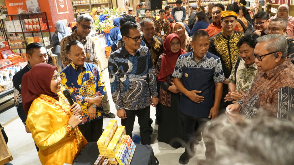 NAIK KELAS: Produk UMKM Bulungan kini mampu masuk etalase Mall Sarinah Jakarta, sebagai bukti peningkatan kualitas produk lokal sehingga mampu tembus pasar nasional
