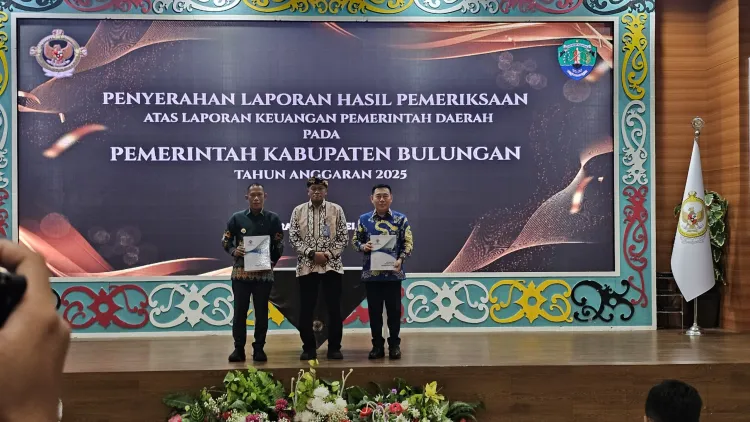 APRESIASI:Ketua Dewan Perwakilan Rakyat Daerah (DPRD) Kabupaten Bulungan, Riyanto, S.Sos, memberikan ucapan selamat sekaligus apresiasi mendalam atas dedikasi jajaran Pemkab Bulungan di bawah kepemimpinan Bupati Syarwani, S.Pd., M.Si. atas diraihnya kembali WTP