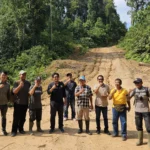 CEK LAPANGAN: Tim Batas Kabupaten Bulungan memfokuskan penanganan pada area sengketa antara Desa Terindak dan Desa Bunau.